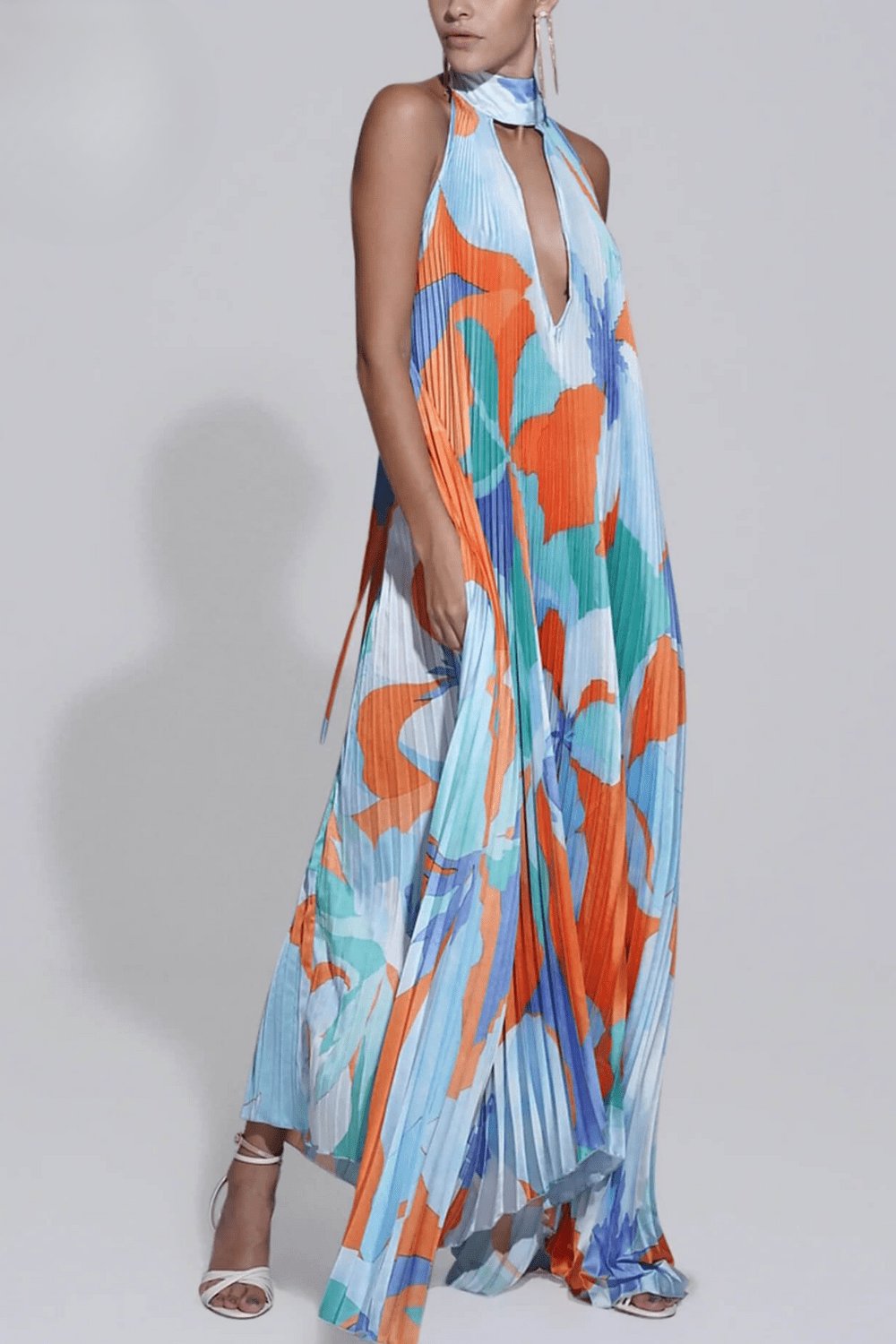 Robe dos nu col licou élégante brise