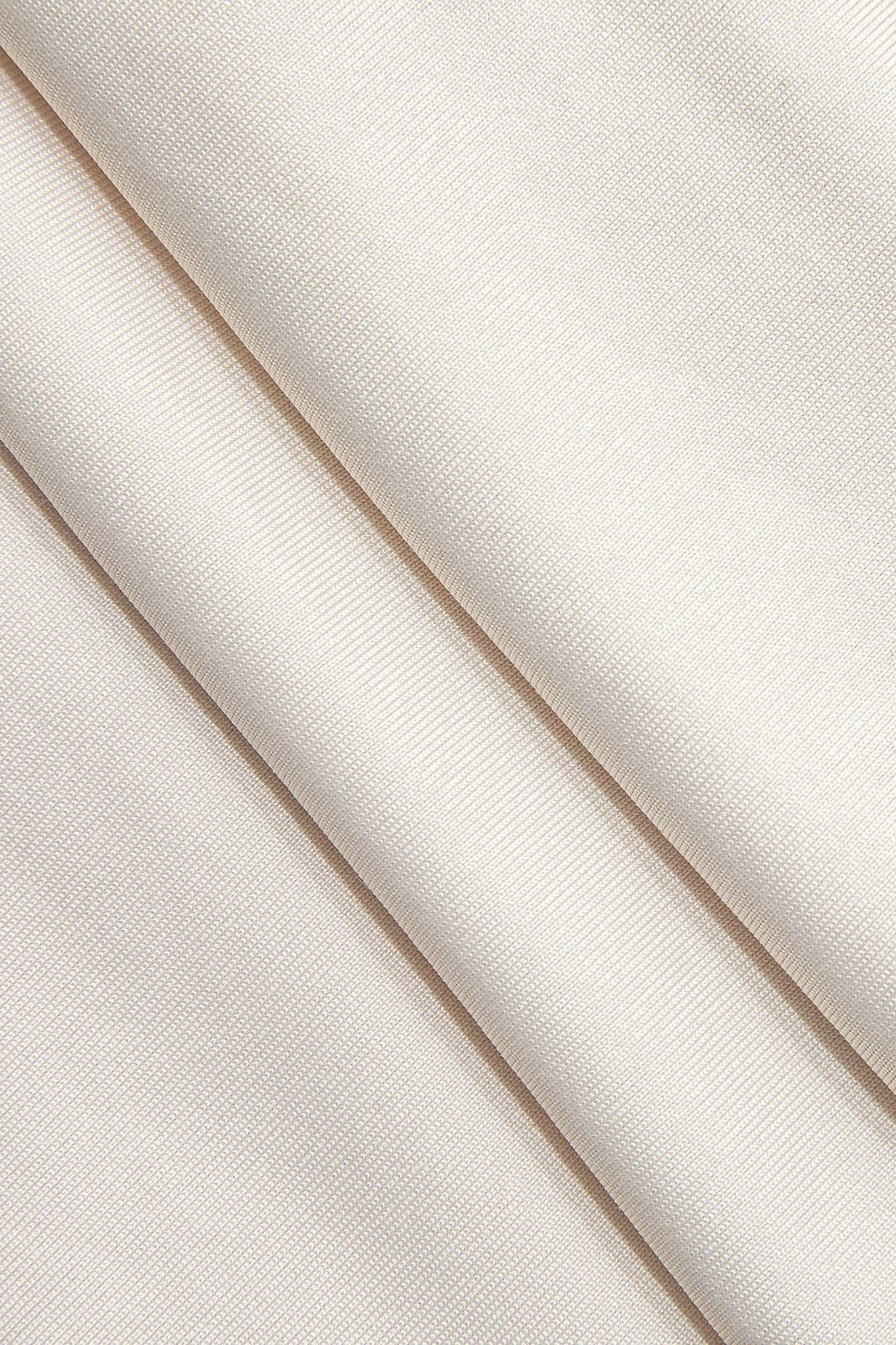 Robe asymétrique courte beige vue de côté lune