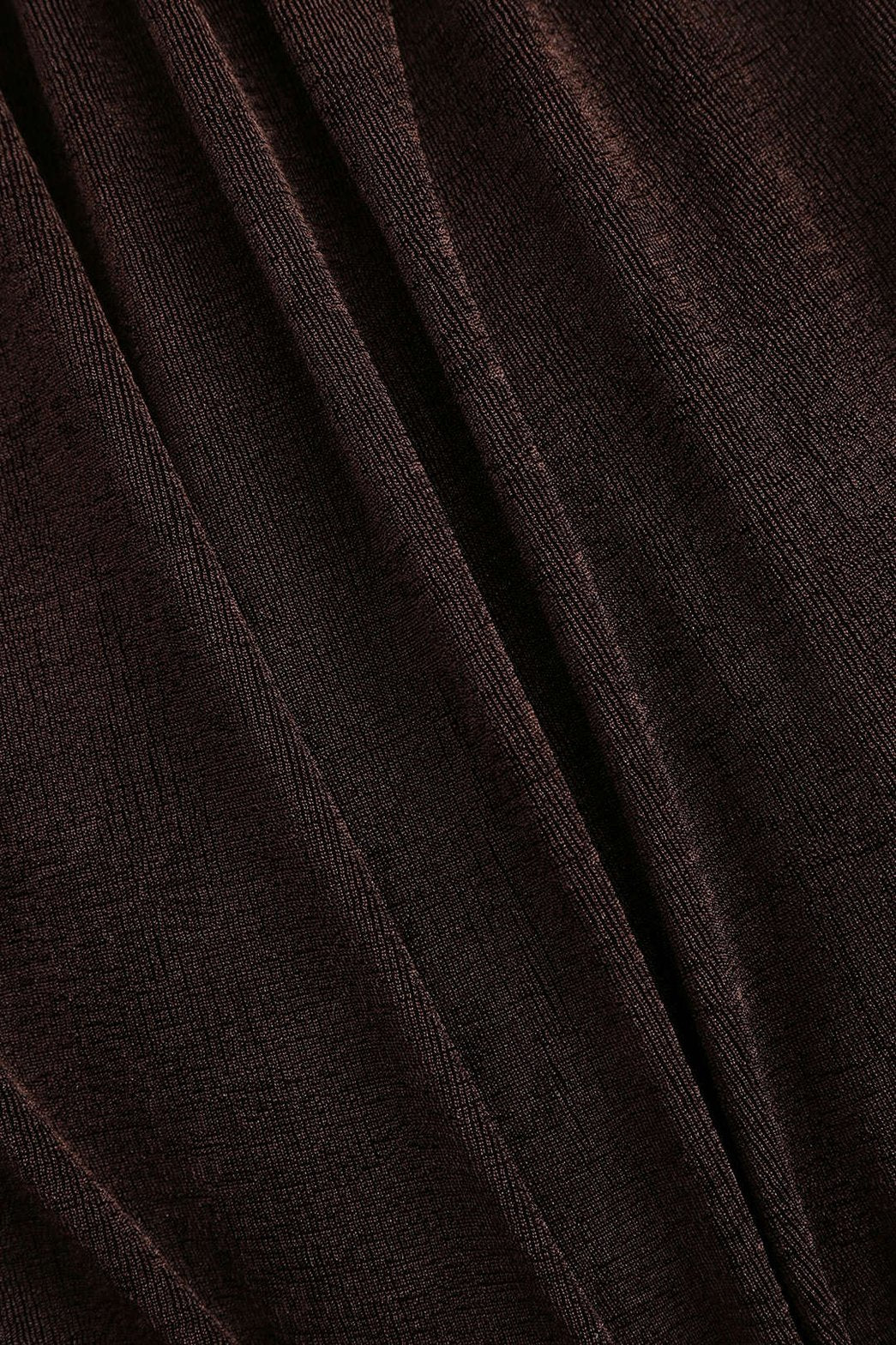 Robe mini zippée vue latérale vent