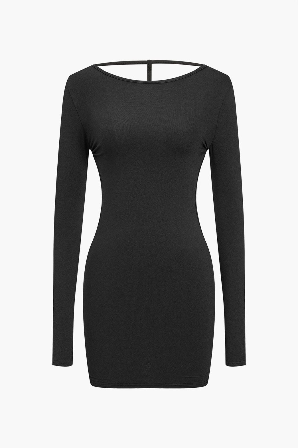 Robe moulante dos nu élégante glamour