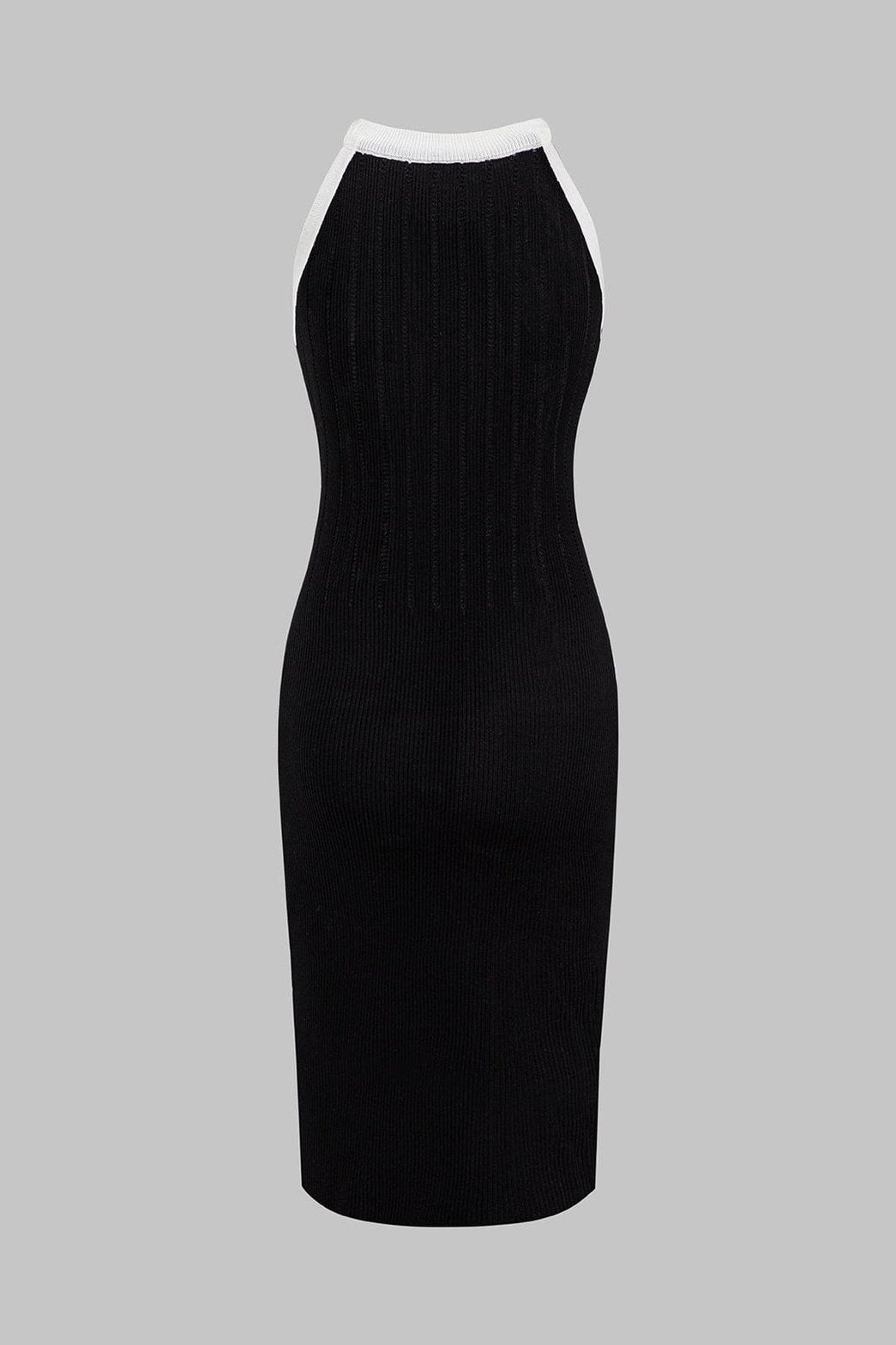 Robe en maille avec détails boutons dorés étoile