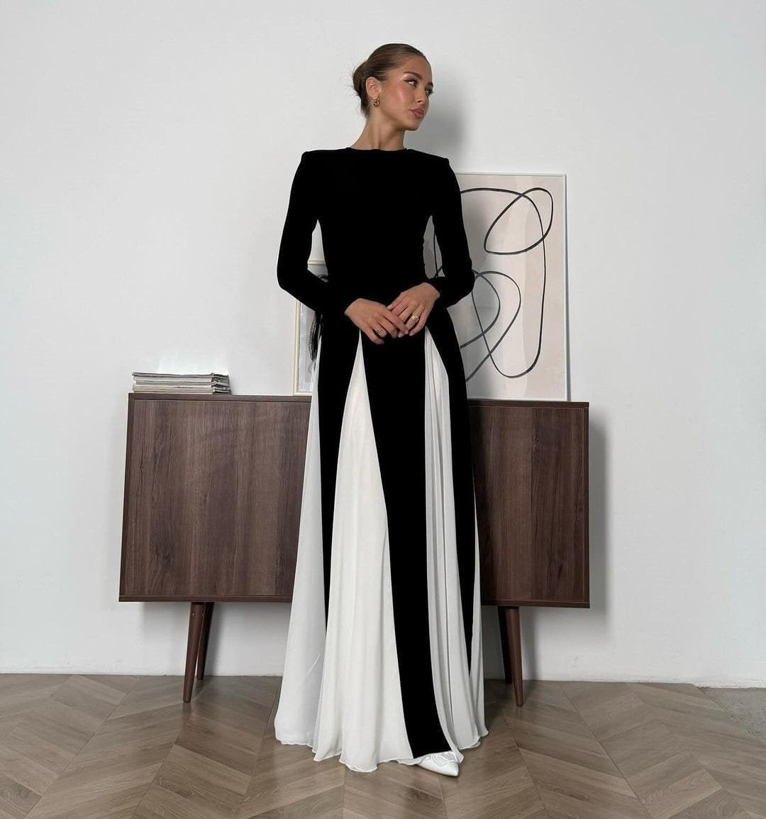 Robe sophistiquée vue arrière raffinement
