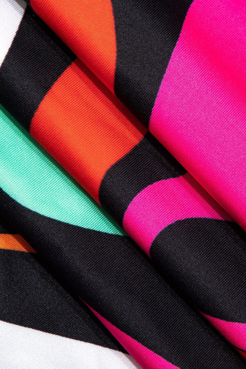 Robe ajustée motifs colorés style