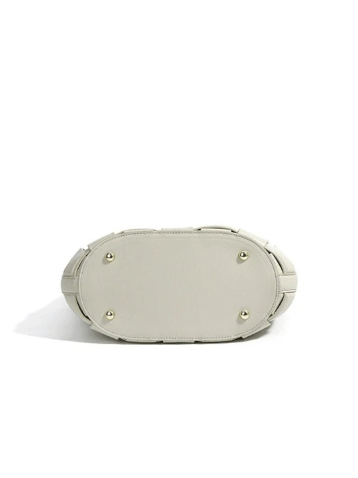 Sac en cuir beige vue intérieure étoile