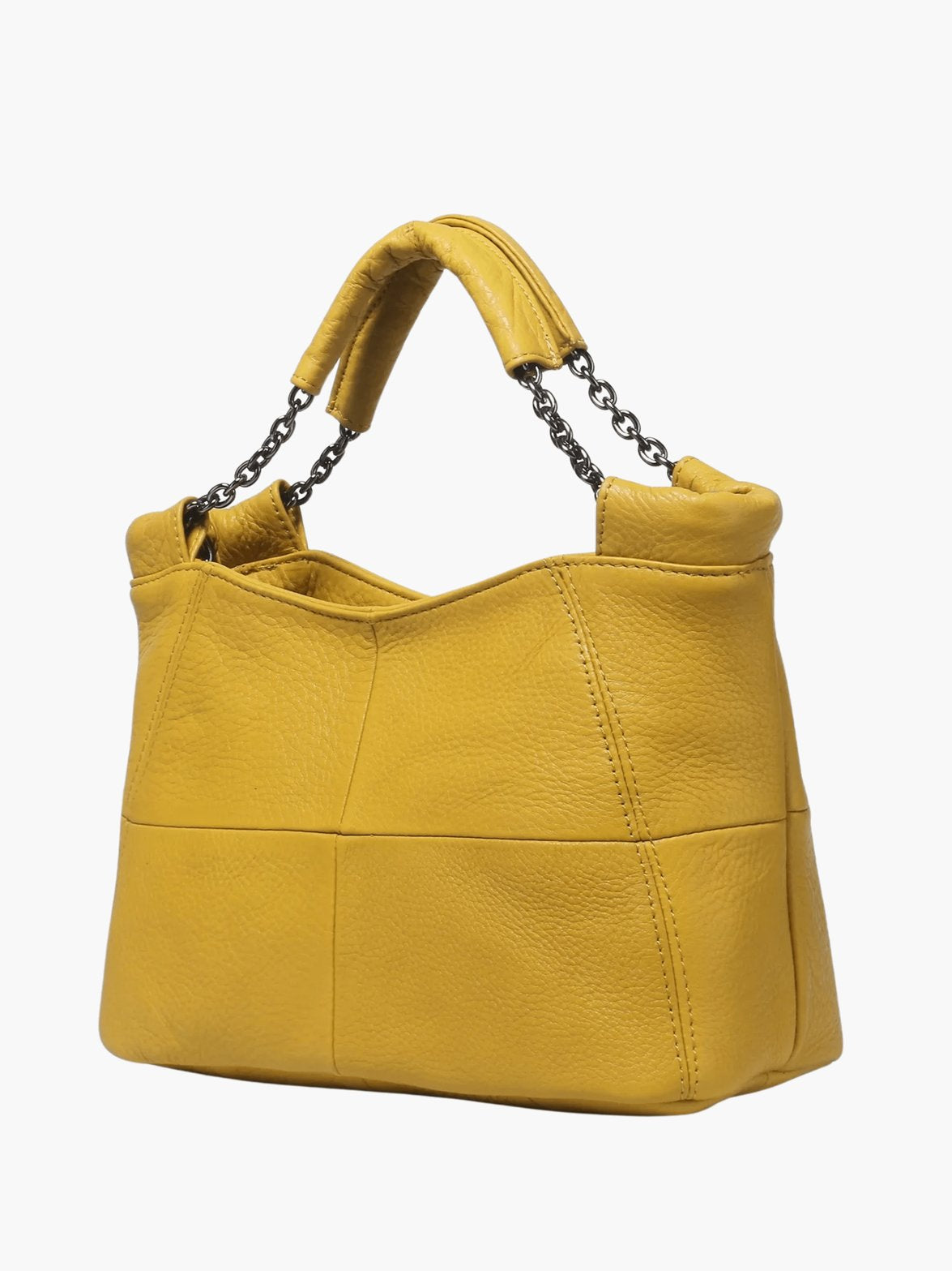 Sac cuir détail chaîne zen