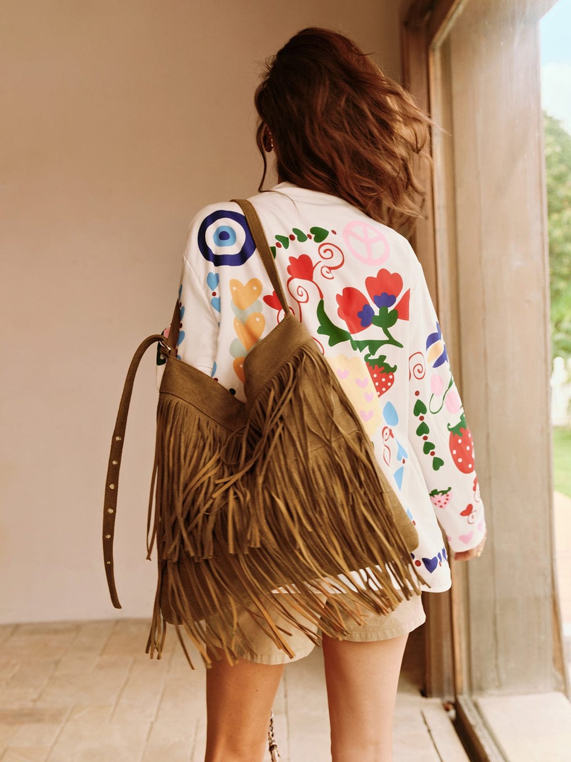 Sac à franges style boho mystique