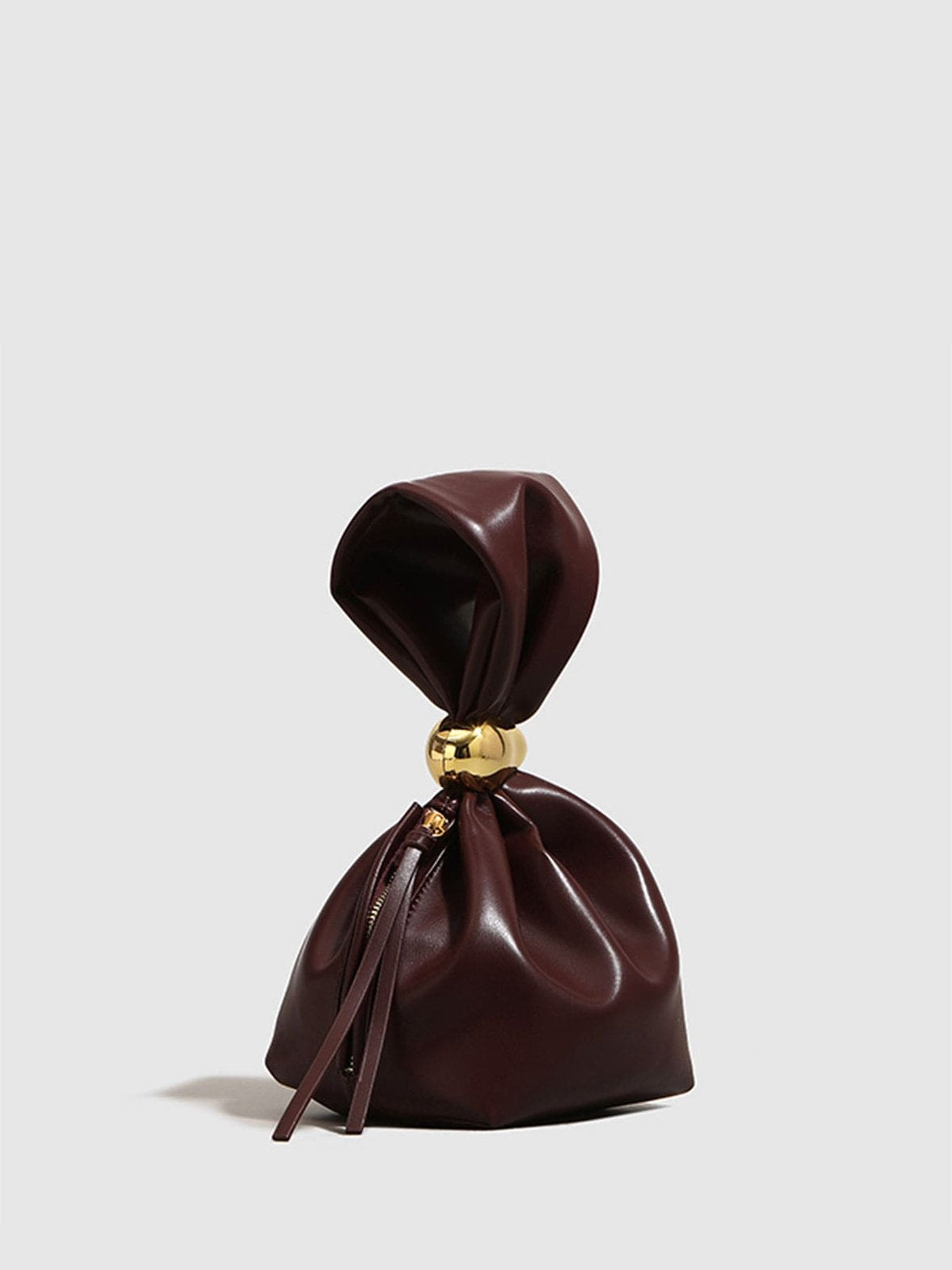 Sac bourse marron élégant douceur