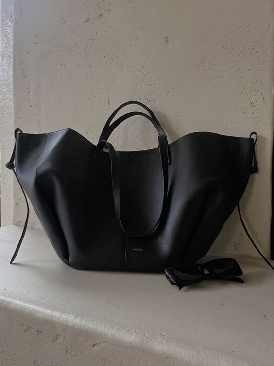 Sac cabas noir classique harmonie