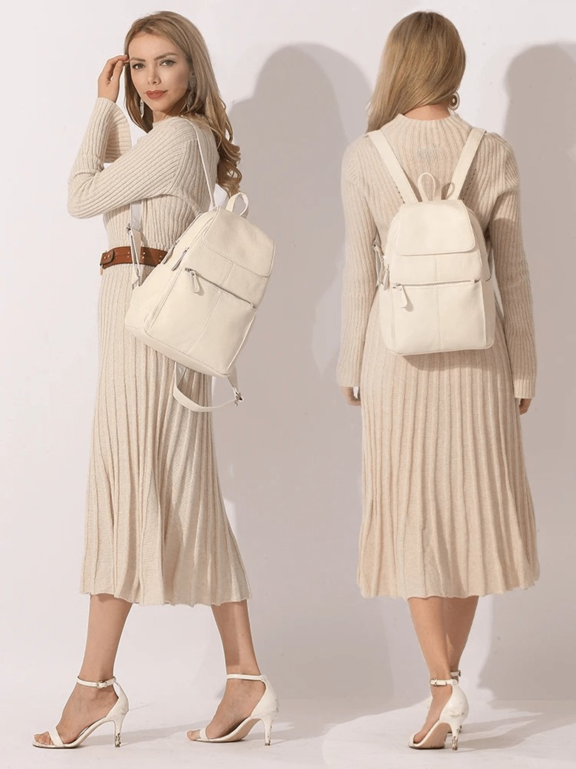 Poche avant sac à dos élégance