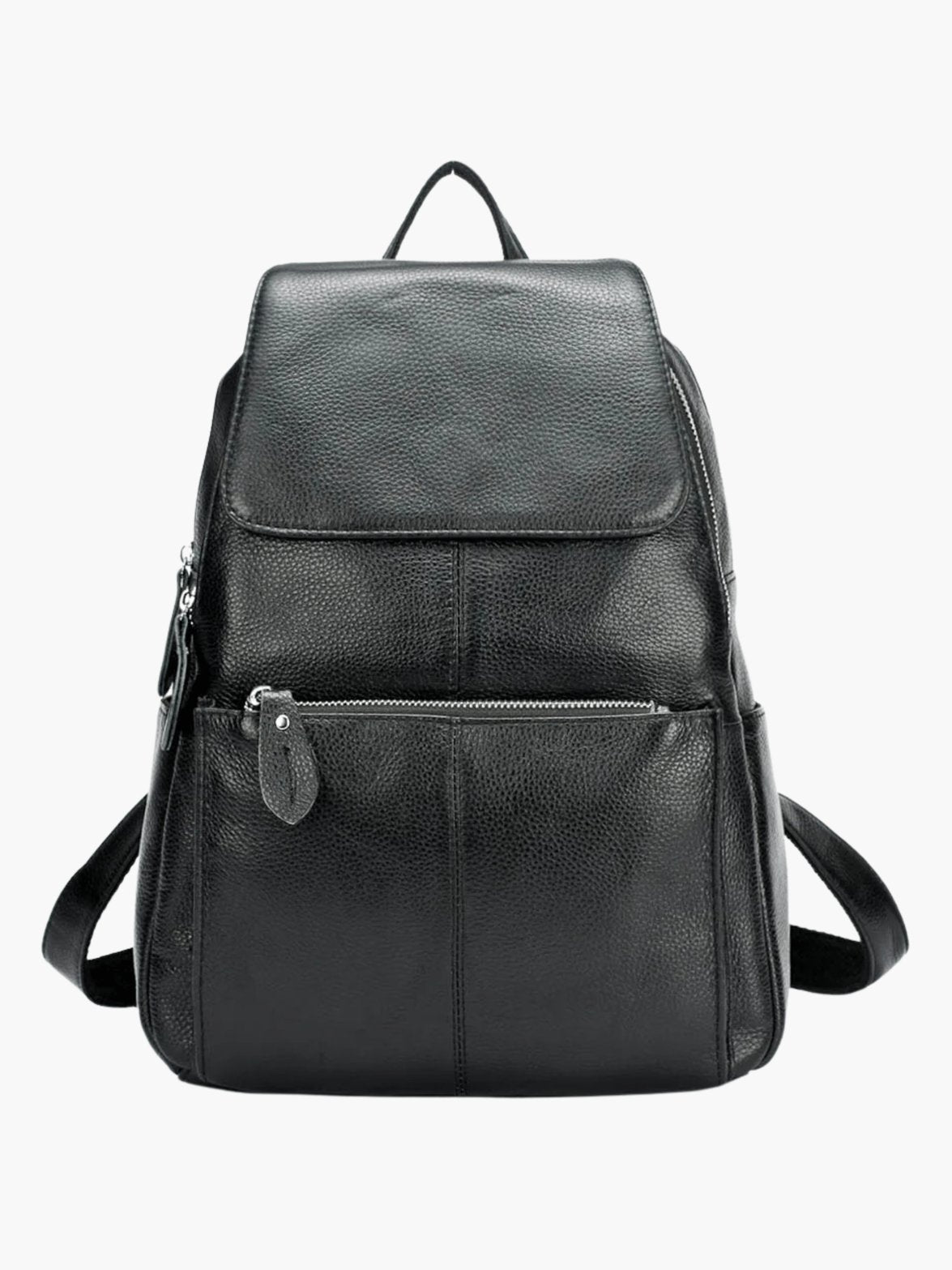 Sac à dos cuir noir élégant harmonie