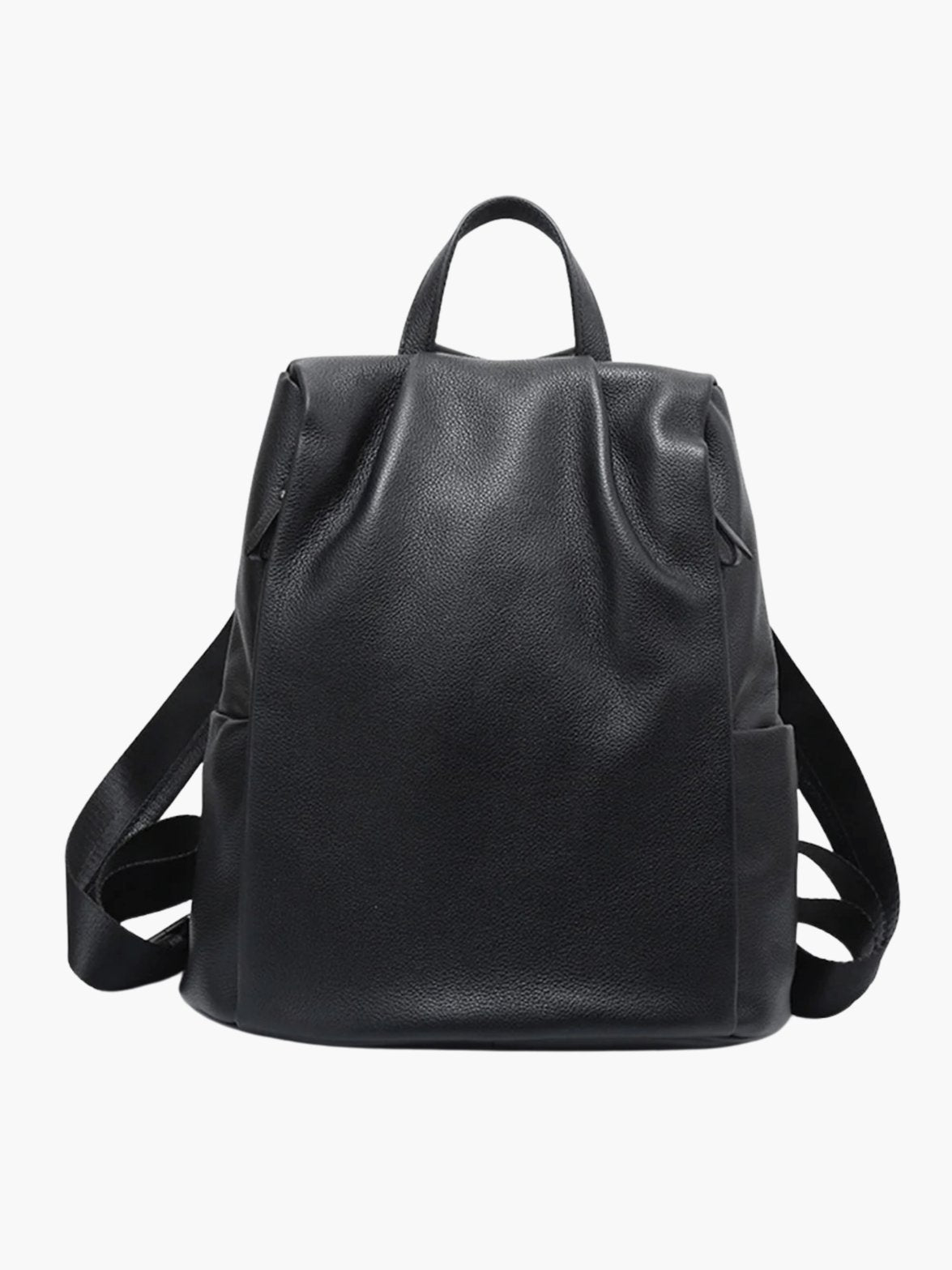 Sac à dos en cuir noir élégant sunset