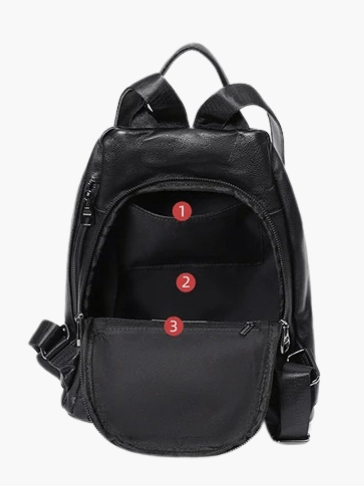 Sac à dos cuir porté étoile