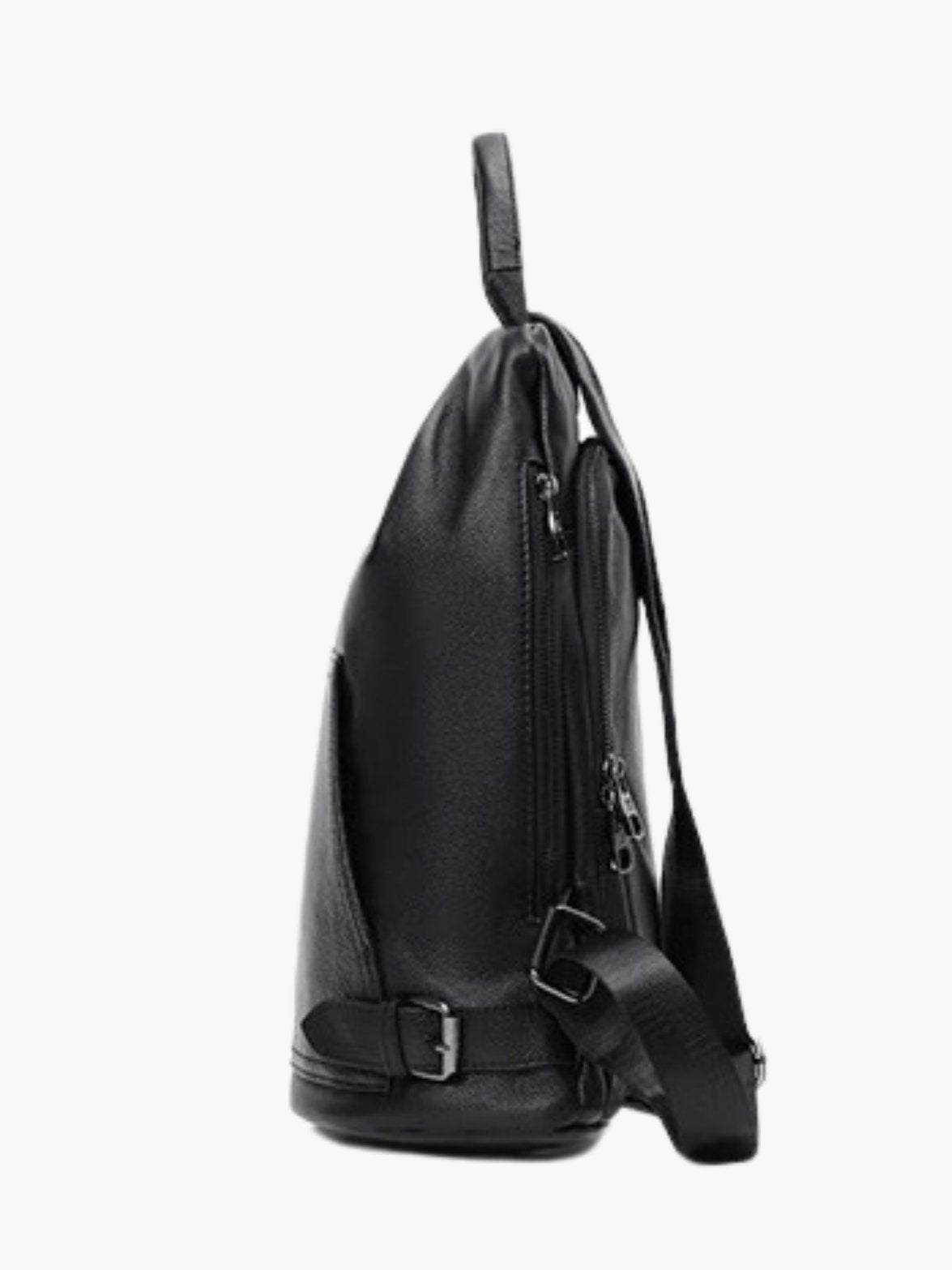 Sac à dos cuir vue côté crystal