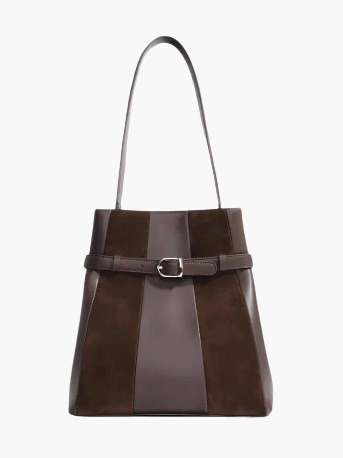 Sac bandoulière cuir marron élégant zeste