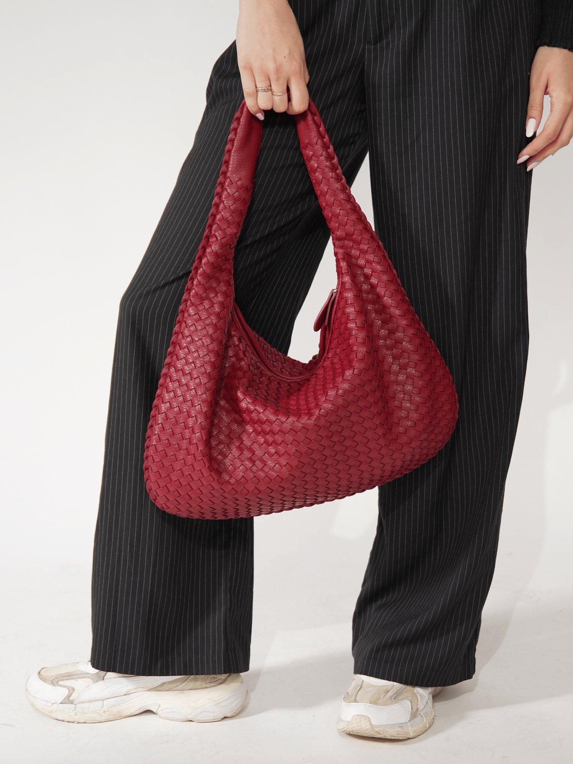 Sac Hobo Tressé Élégant