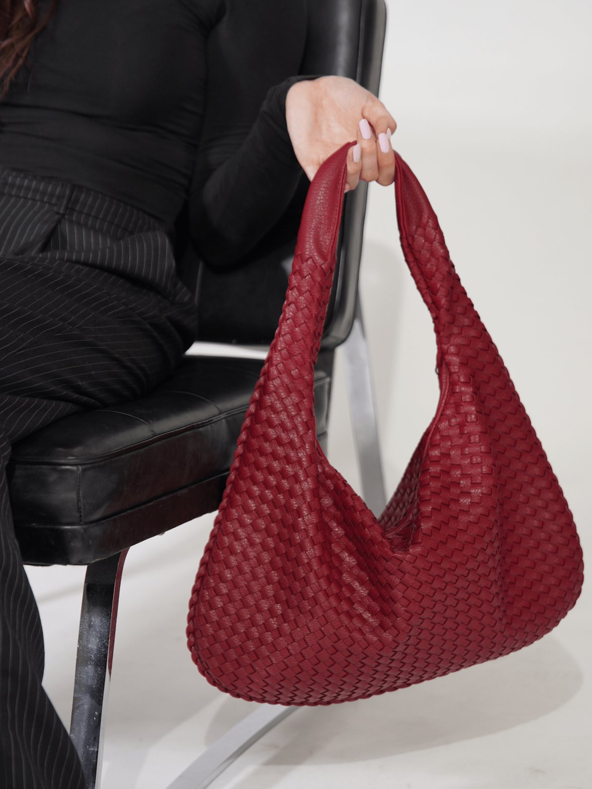 Sac Hobo Tressé Élégant