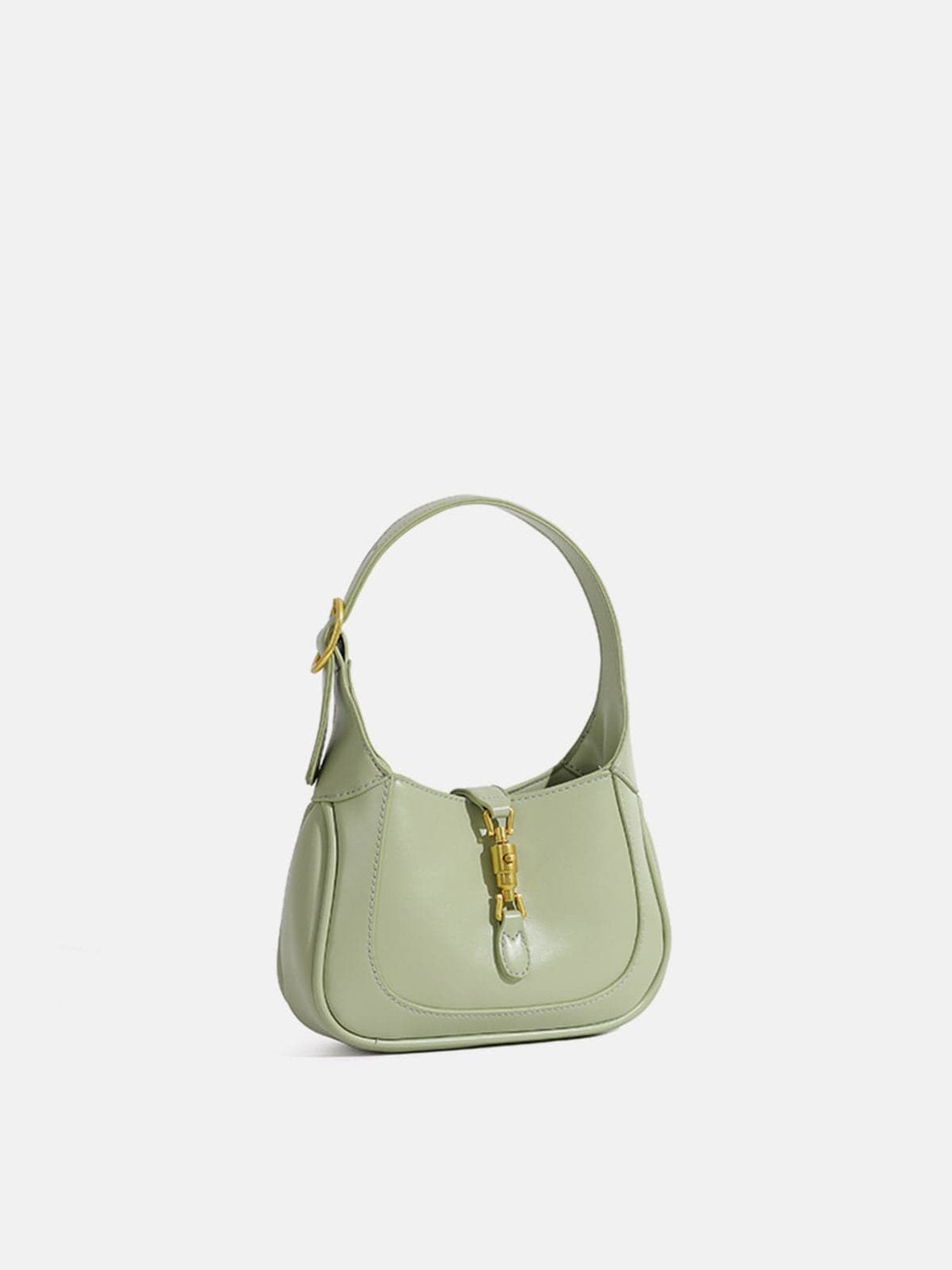 Sac compact vert pastel élégant doux