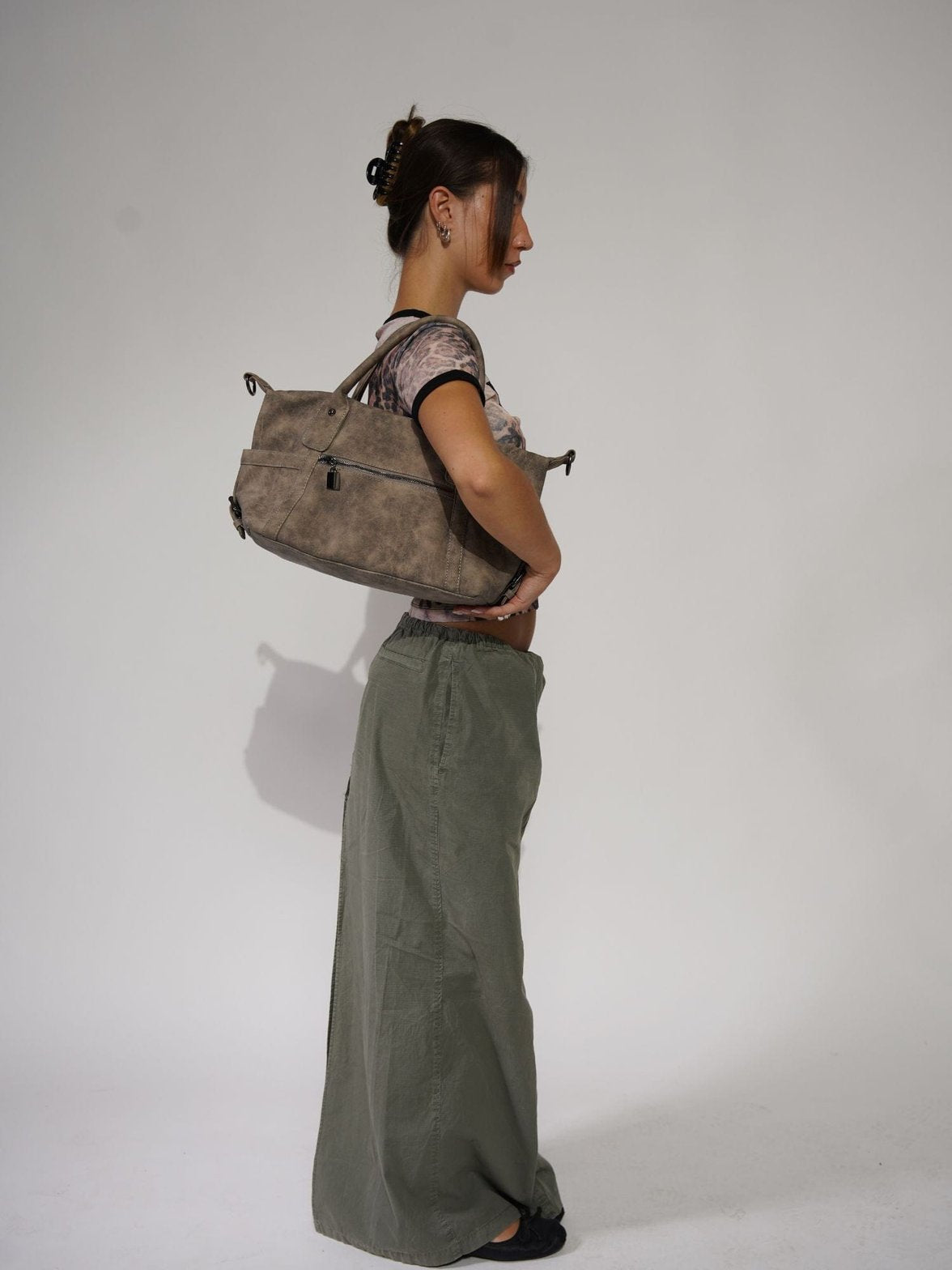 Vue arrière du sac nature