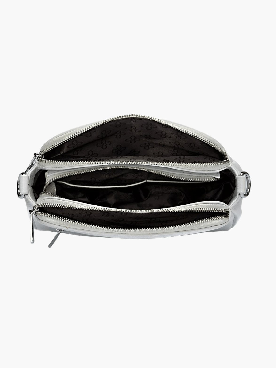 Sac à main blanc vue latérale velours