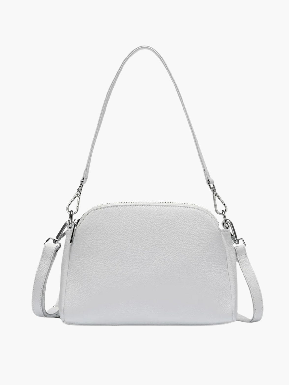 Sac à main blanc en cuir élégant sunrise