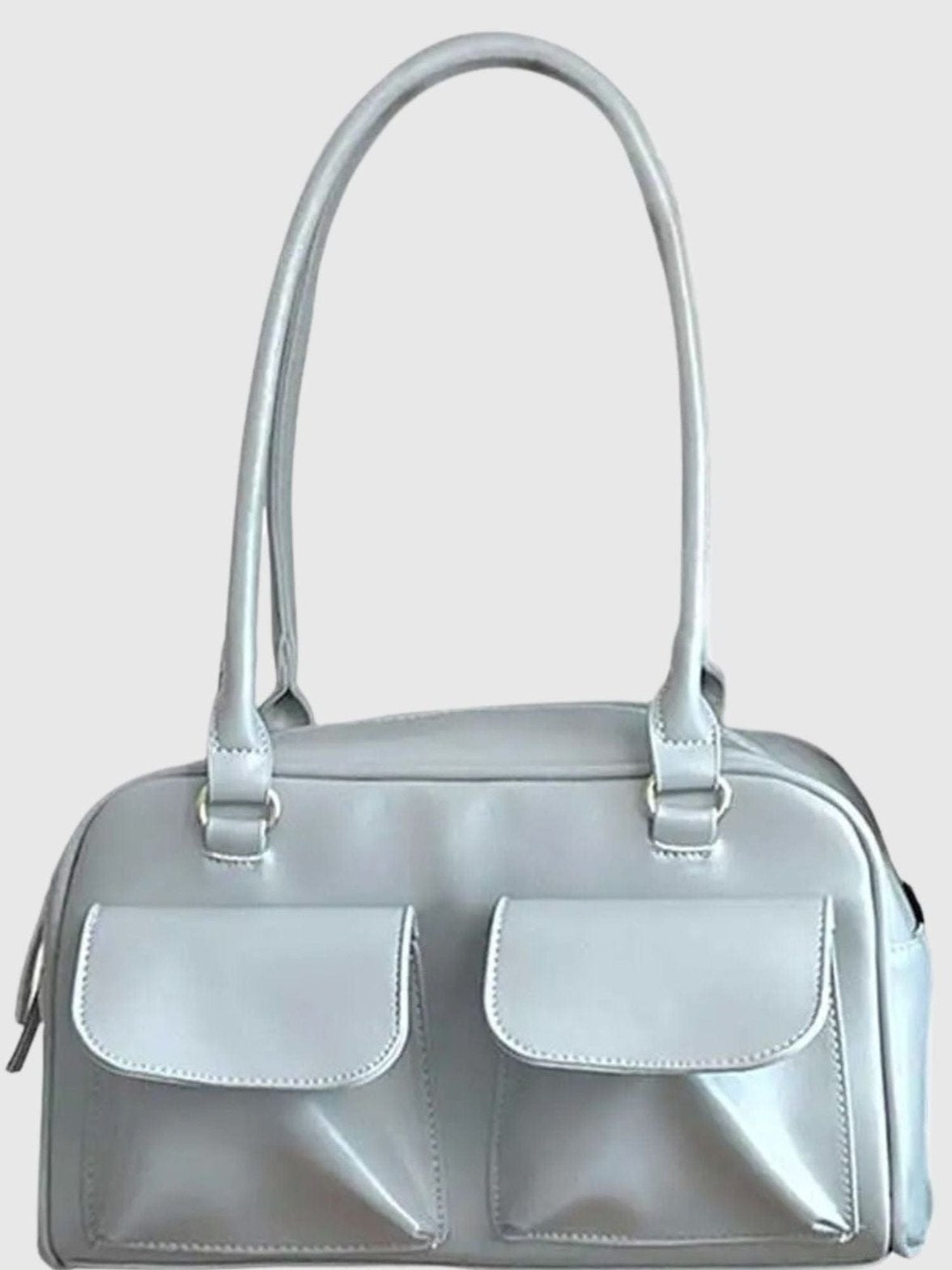 Vue détaillée du sac noir diamant