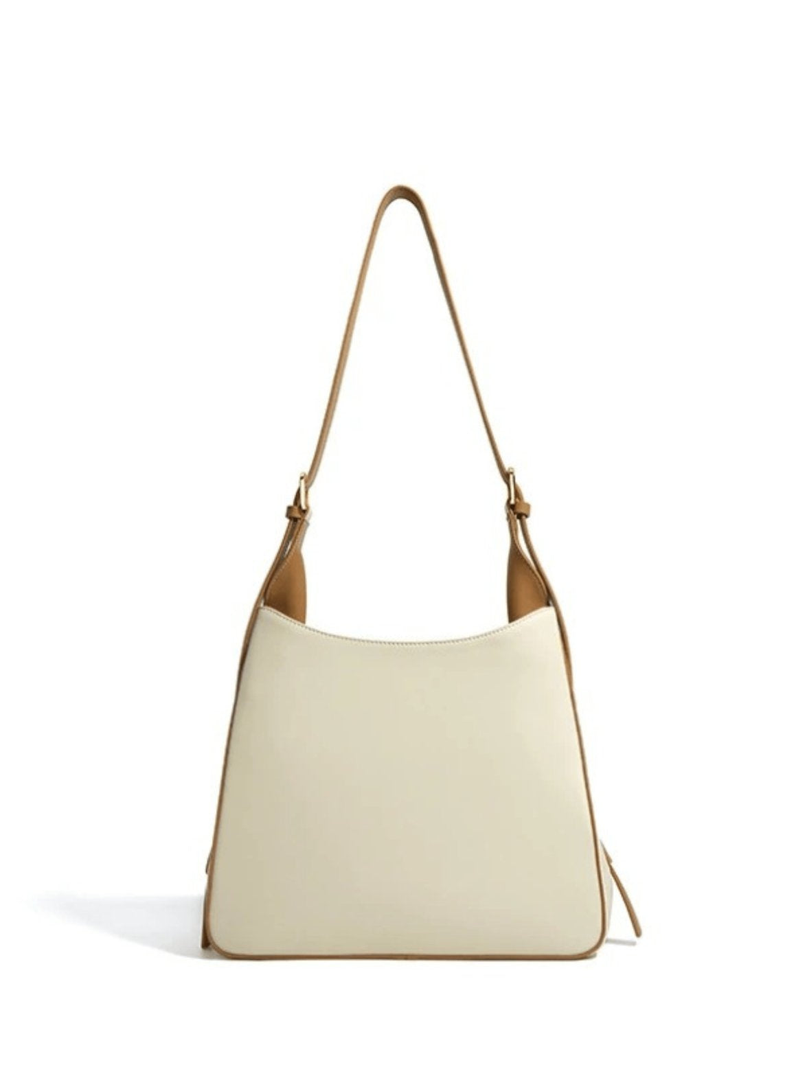 Vue de côté du sac en cuir élégant