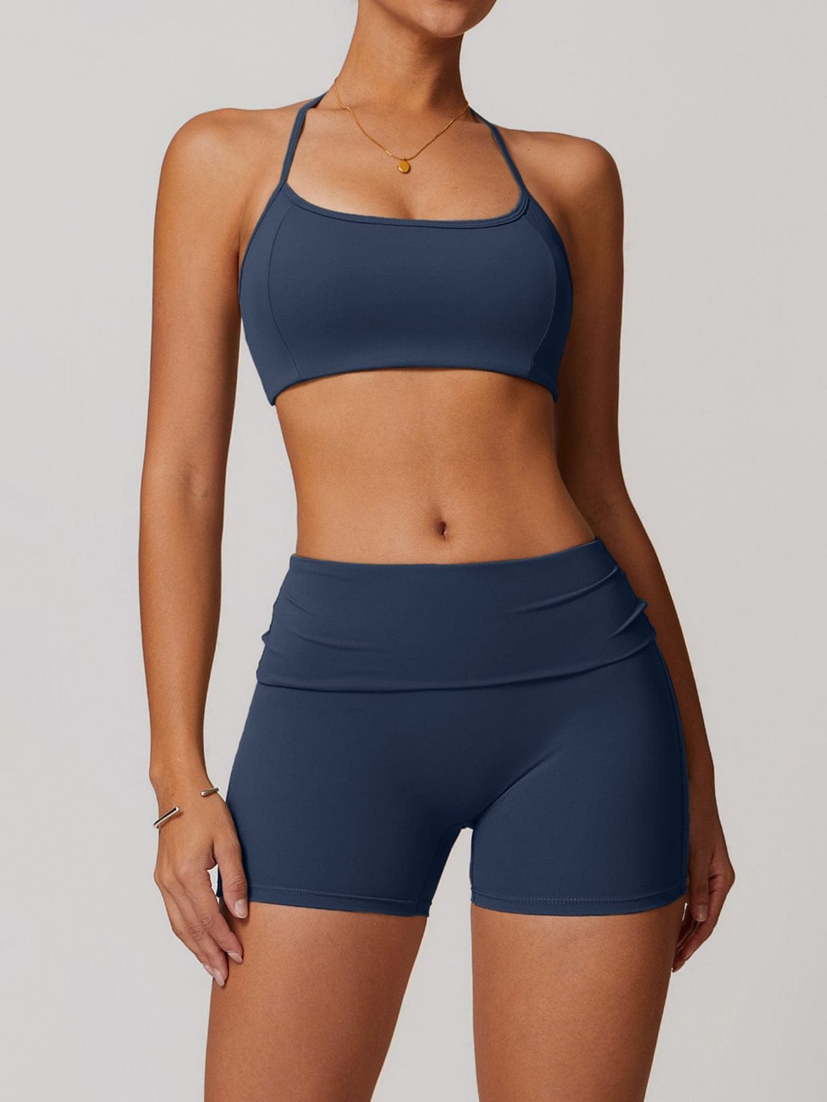 Short de sport kaki stretch - Vitalité