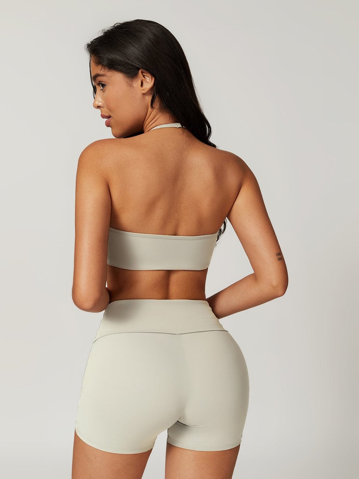 Short de sport kaki compression - Dynamique