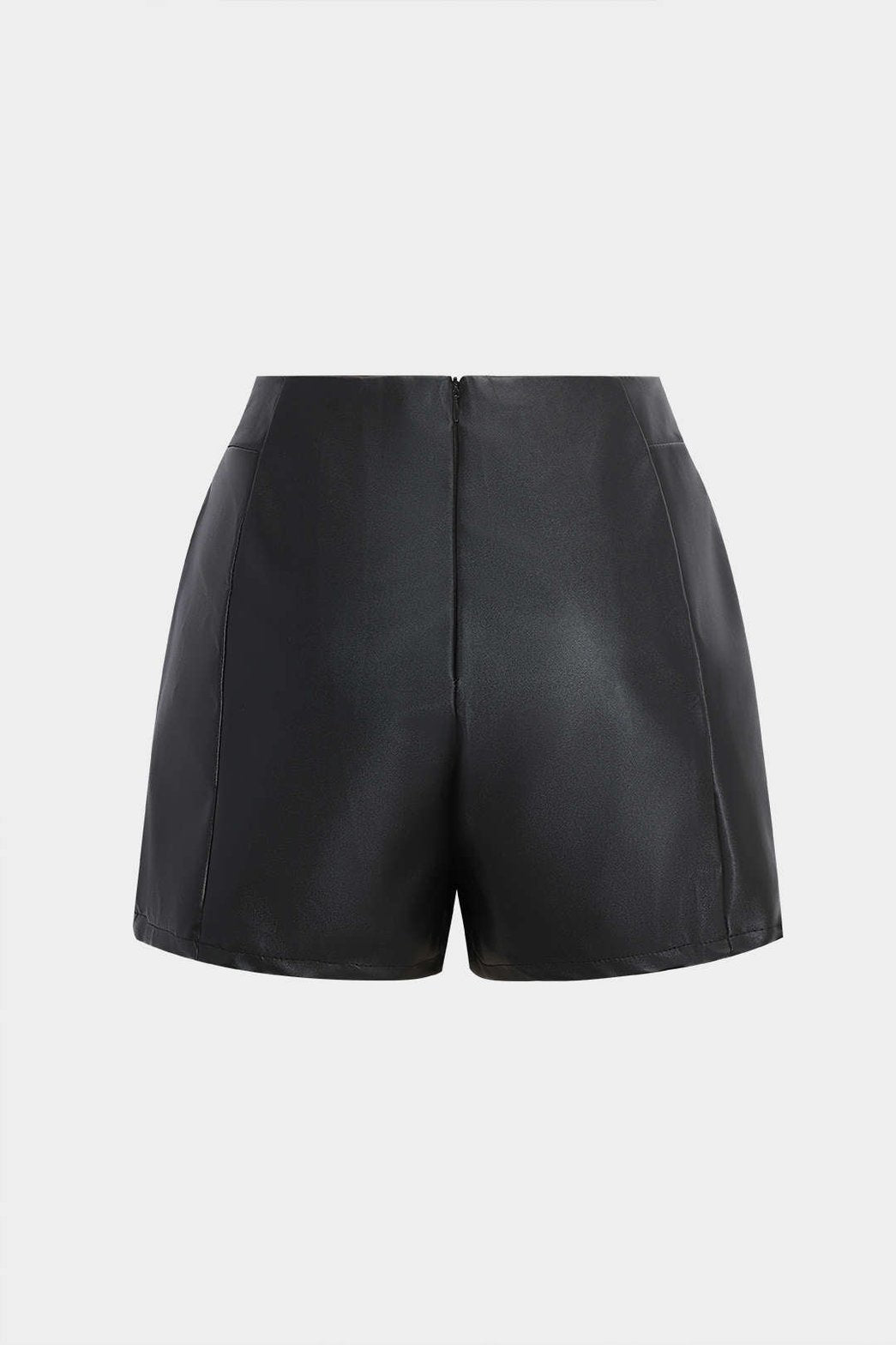 Short simili cuir noir vue dos soleil