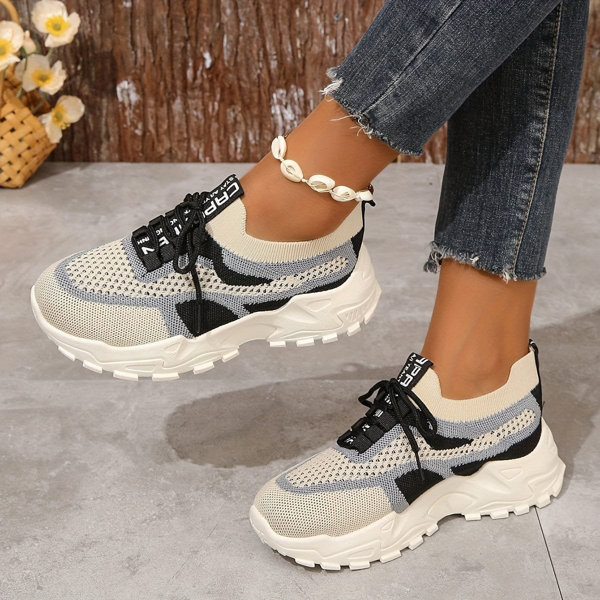 Sneakers Maille Respirante Silvy