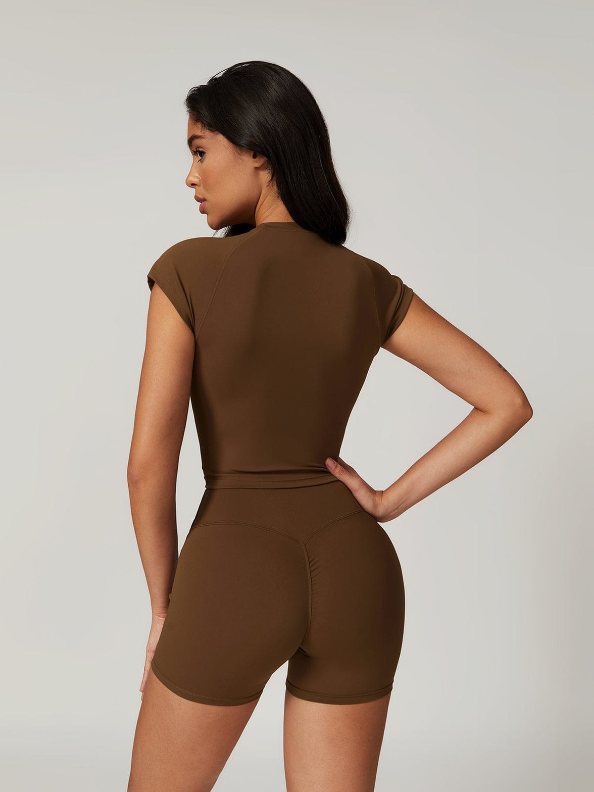 Top sport stretch détail coupe vent