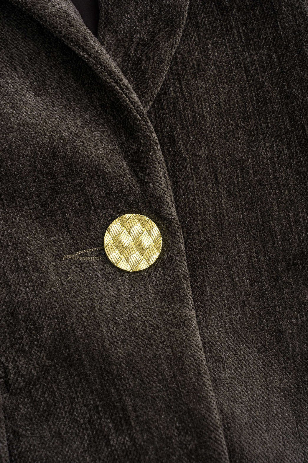 Blazer velours détail poche sophistication