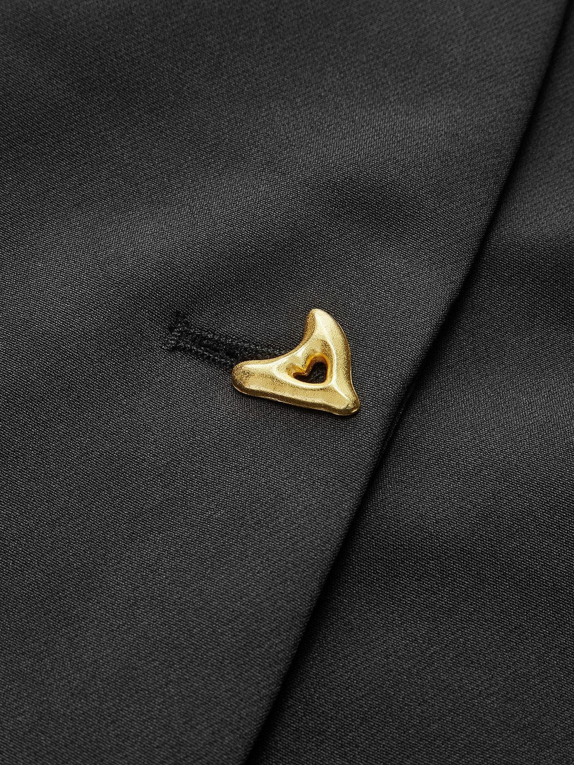 Top asymétrique blanc style bureau - Opale