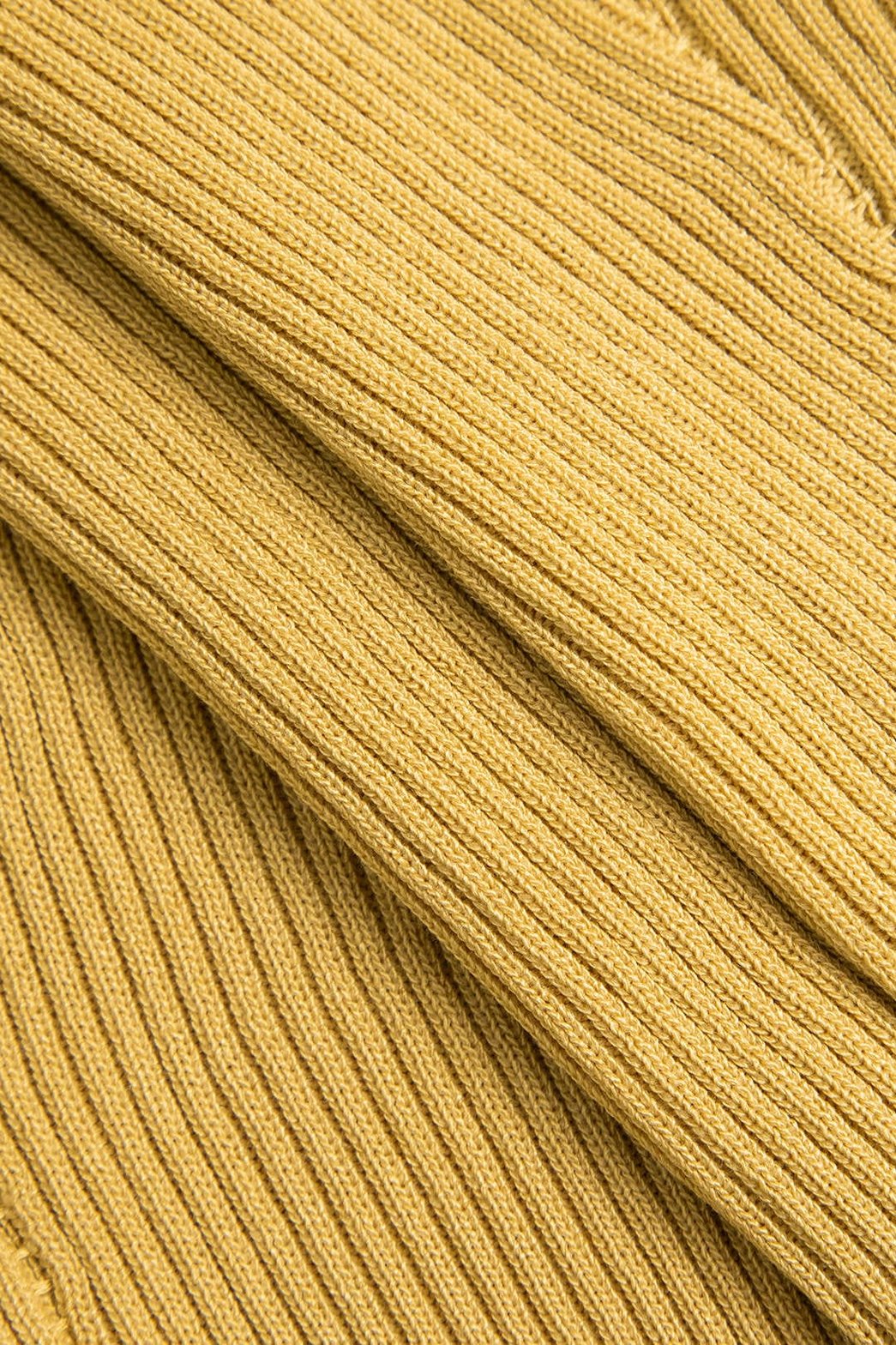 Top bustier côtelé ajusté zénith