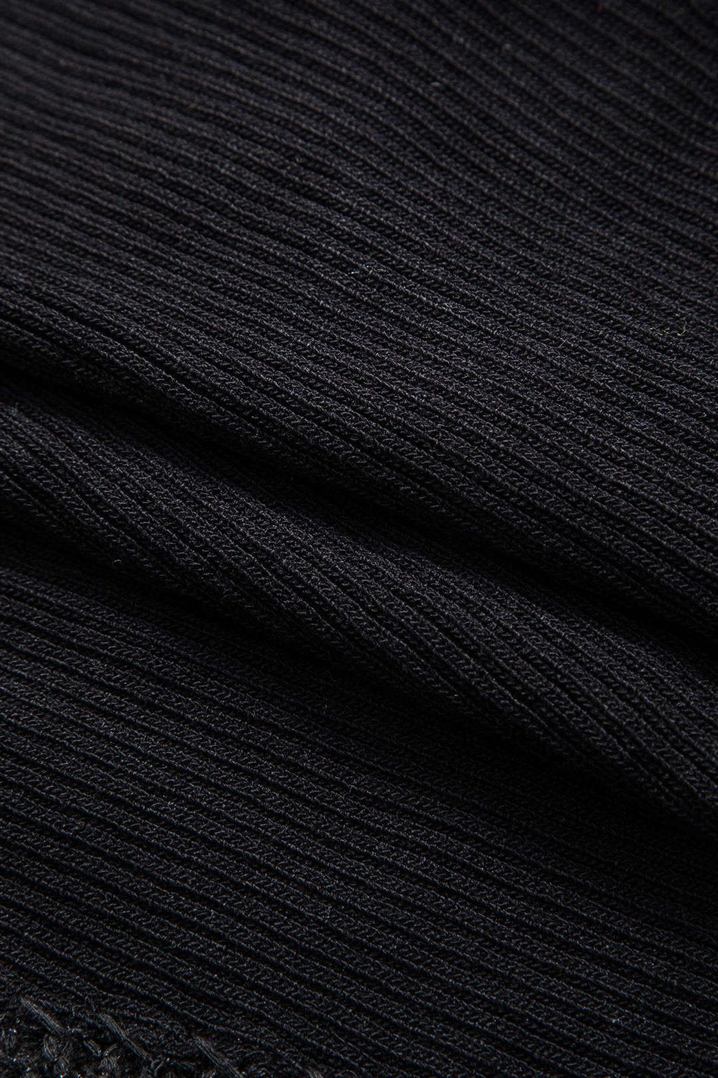 Top bustier noir motif dentelle tendance