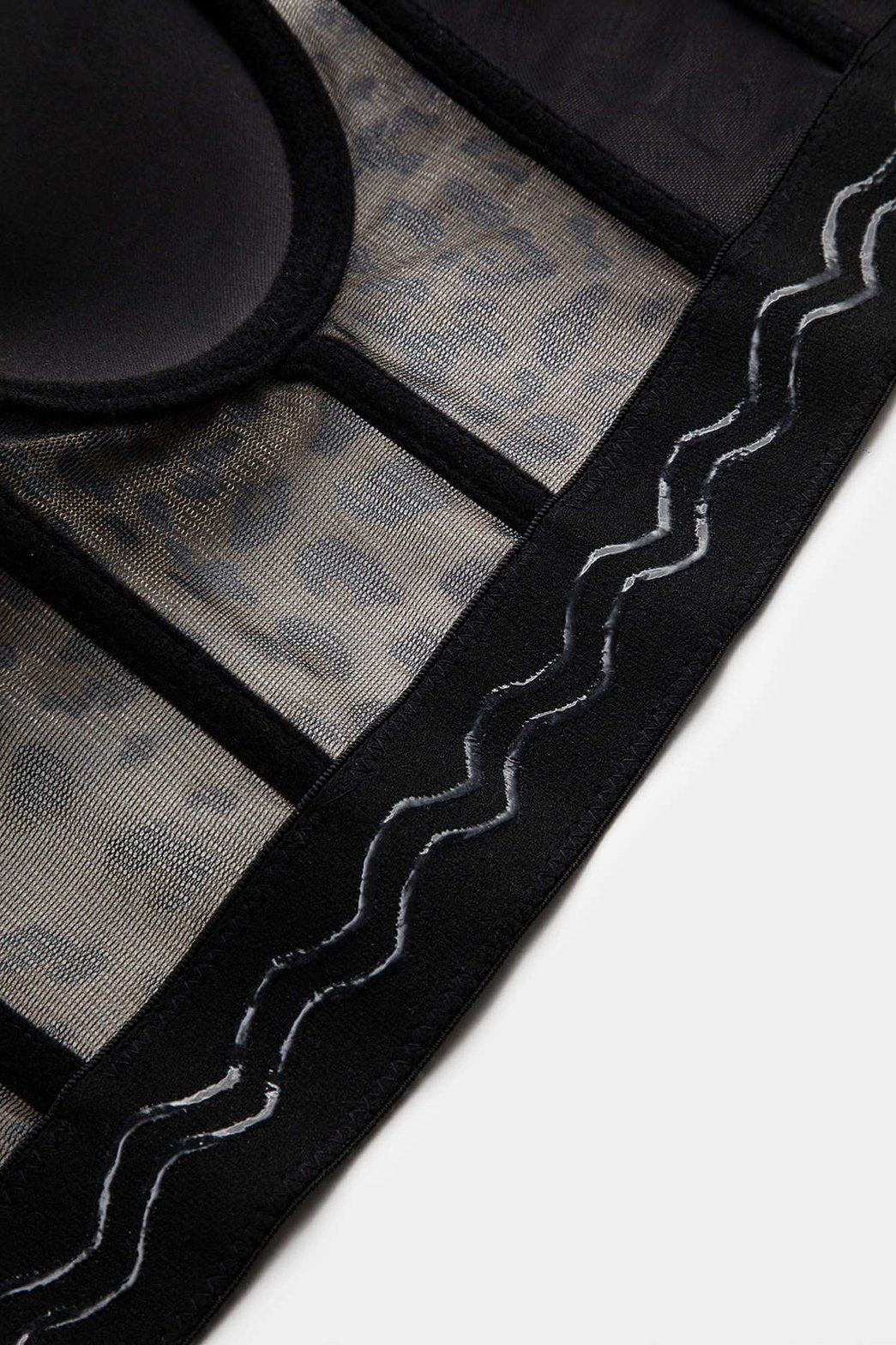 Top dos nu léopard porté vague