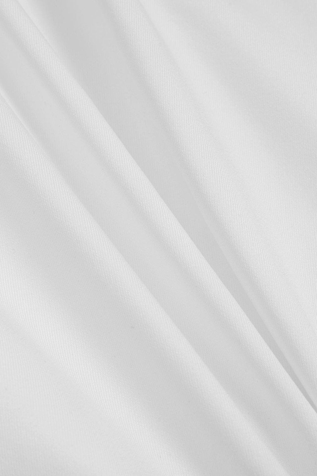 Top cache-cœur blanc détail des volants lune
