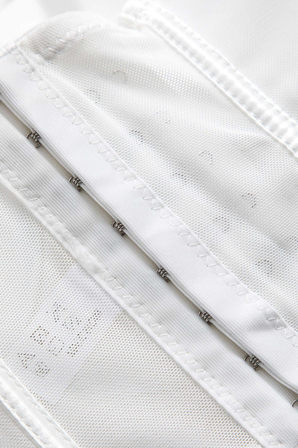 Top corset blanc vue d'ensemble lune