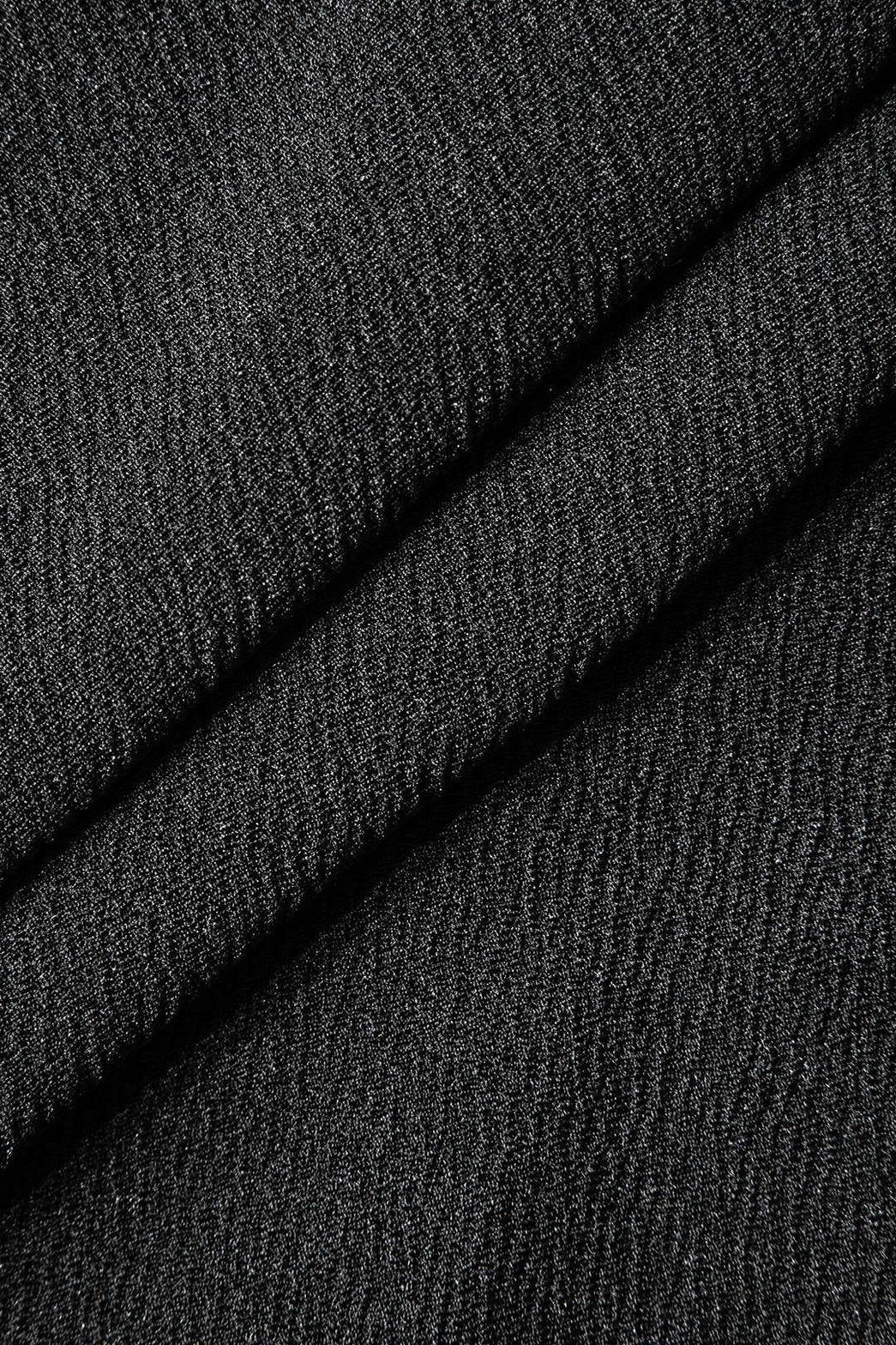 Top corset noir détails vue de côté élégance