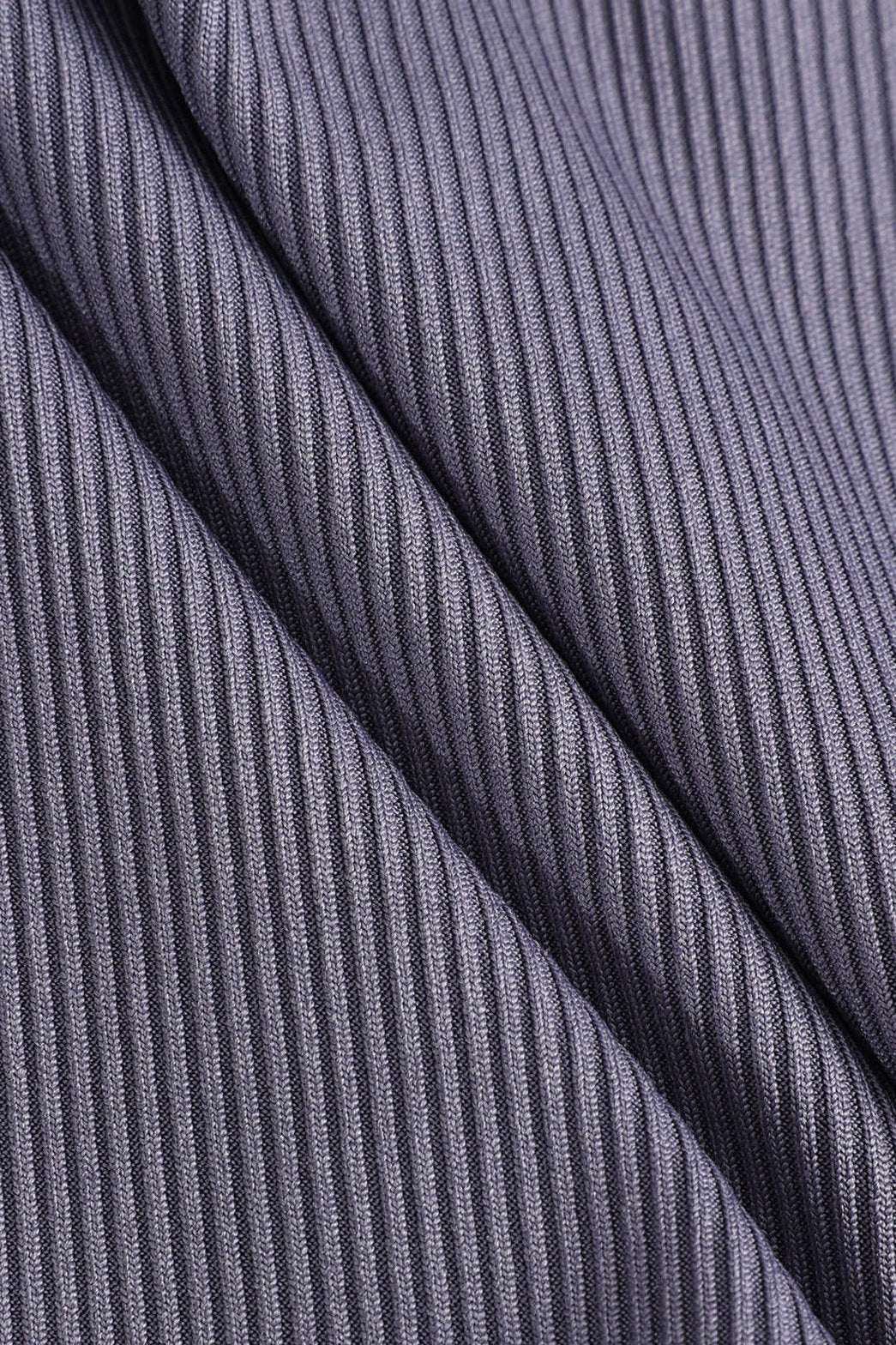 Top court style corset gris détail tissu nuage