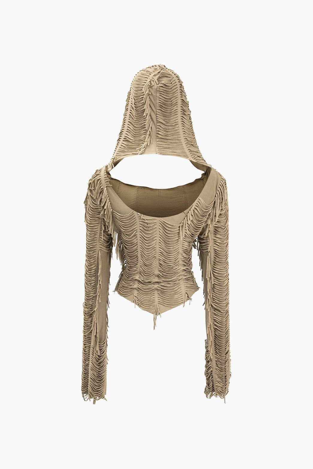 Top frangé style bohème soleil