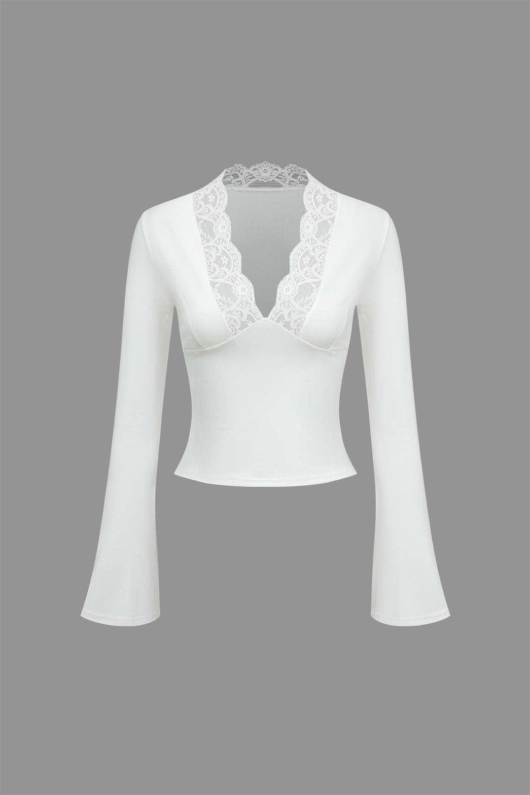 Top blanc coupe ajustée raffinement