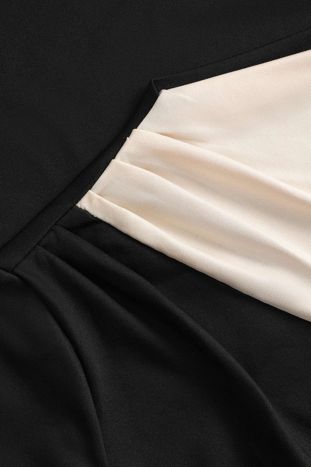 Détail du plissé et patchwork éclat