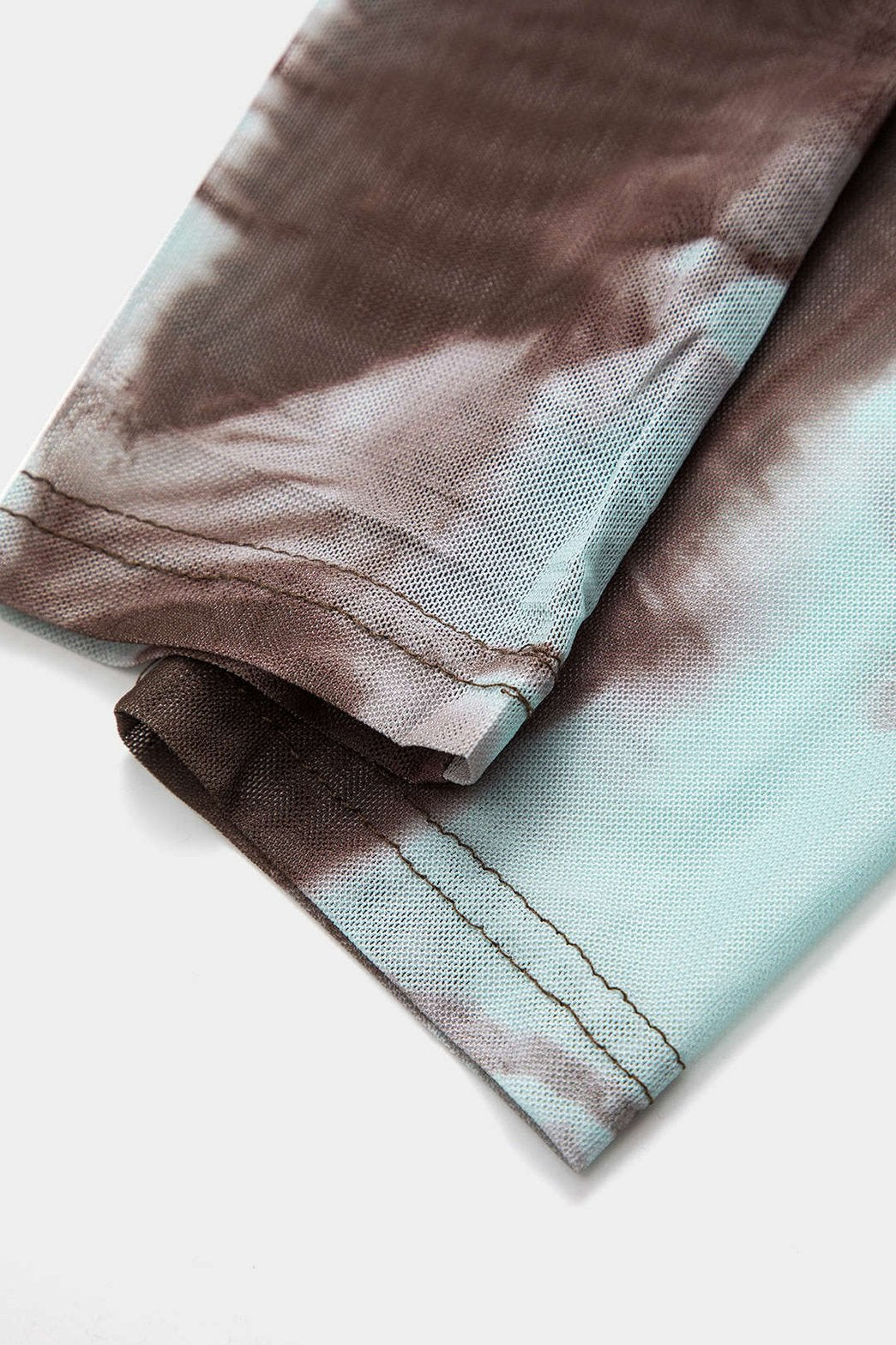 Top maille tie-dye torsadé style complet rêve