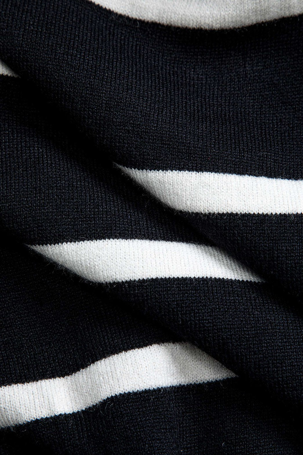 Top rayé bardot détail des manches charme