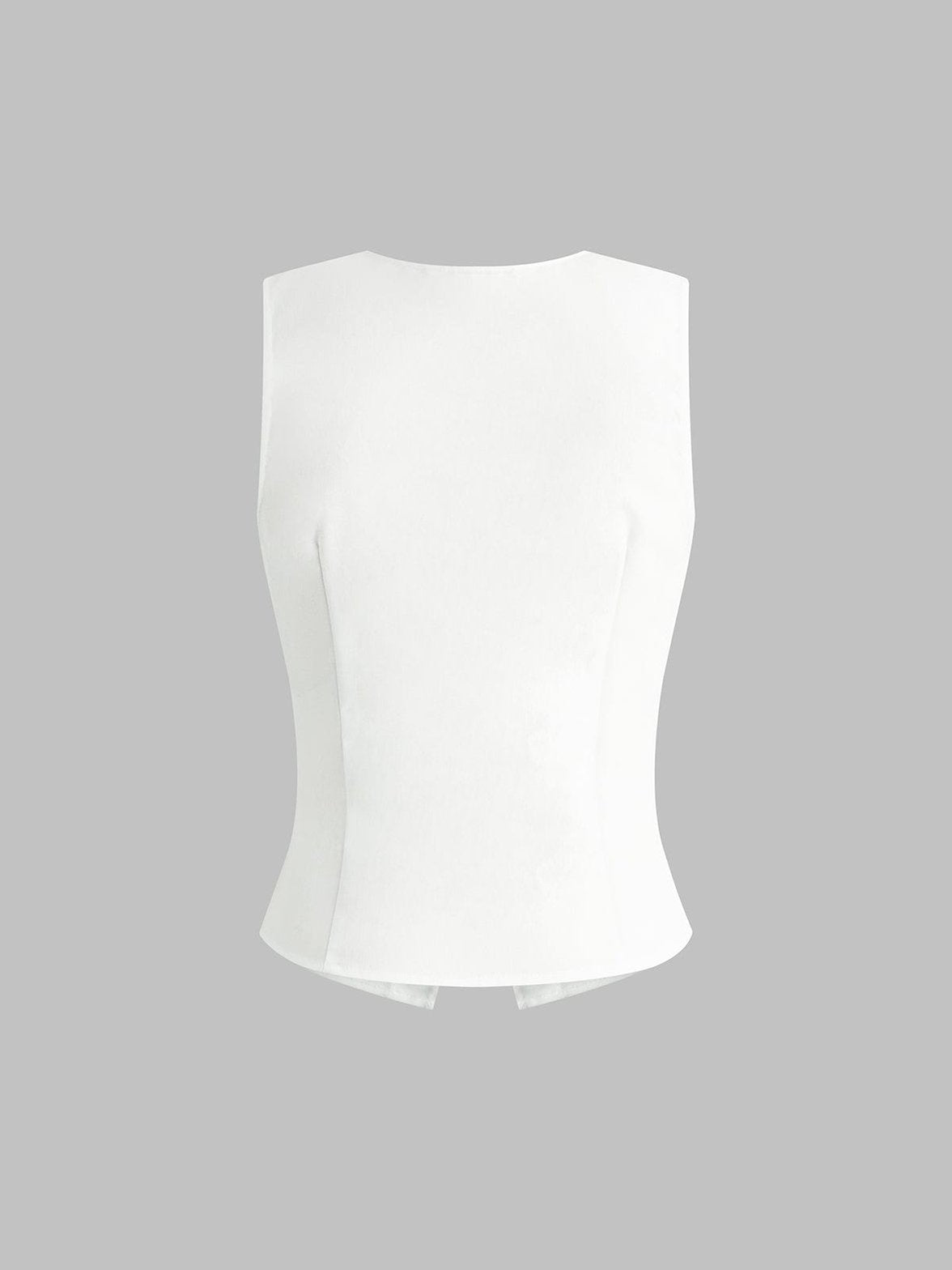 Top noir coupe slim fit vent