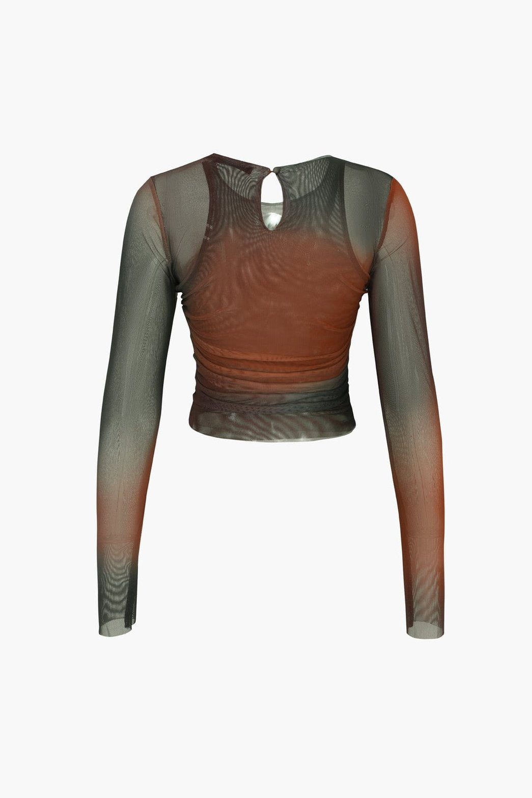 Top transparent tie-dye porté étoile