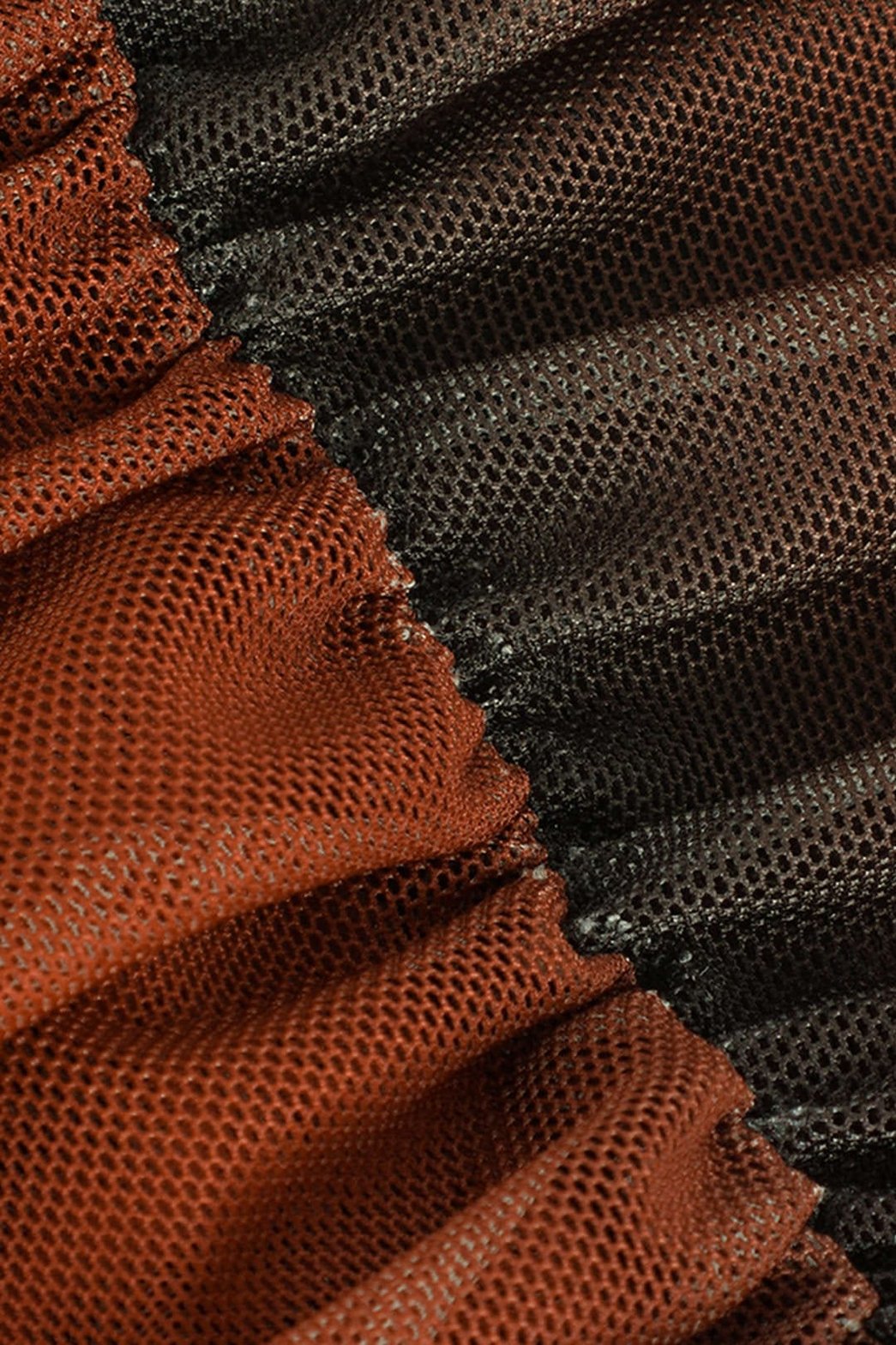 Top transparent tie-dye détail tissu lune