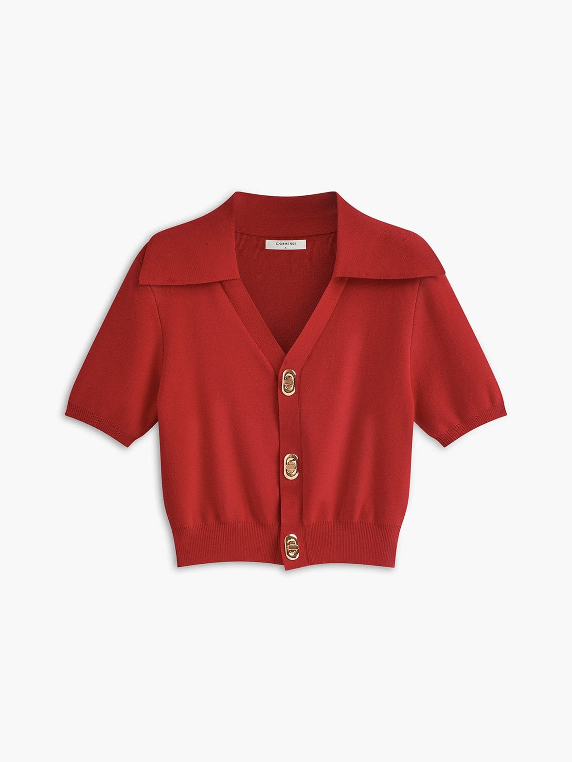 Top tricot col V style décontracté vent