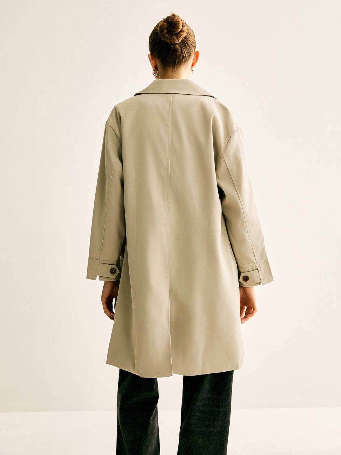 Trench beige détail des poches - confort